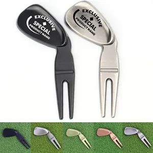Zinc Alloy Fairway Turf Repair Tool Golf Green Fork