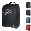 Golf Zippered Breathable Shoe Bag With Buckle Handle | https://www.bestnamebadges.com