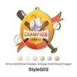 UV Printed Baseball Medals | https://www.bestnamebadges.com