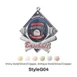 UV Printed Baseball Medals | https://www.bestnamebadges.com