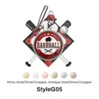 UV Printed Baseball Medals | https://www.bestnamebadges.com