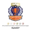 UV Printed Education Medals | https://www.bestnamebadges.com