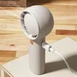 Rechargeable Mini Handheld Fan | https://www.bestnamebadges.com