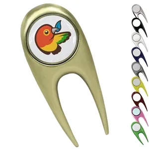 Scotsman's Divot Tool with Magnetic Ball Marker | https://www.bestnamebadges.com