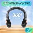 Portable Bladeless Neck Fans with LED Display | https://www.bestnamebadges.com