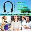 Portable Bladeless Neck Fans with LED Display | https://www.bestnamebadges.com