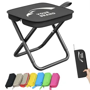 Camping Collapsible Stool With Storage Bag For Travel Picnic