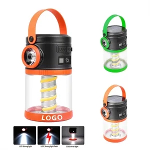 Mult-Funcational Outdoor Camping Rechargeable Solar Lamp