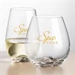 Boston Stemless Wine - Imprinted | https://www.bestnamebadges.com