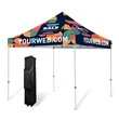 10' Premium Hex Aluminum Frame w/ Full Color Canopy | https://www.bestnamebadges.com
