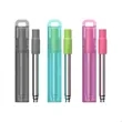Custom Straws Foldable Stainless Steel Straw Set with Case | https://www.bestnamebadges.com