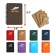 Recyclable Customizable Kraft Cover Spiral Bound Notebook | https://www.bestnamebadges.com