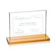 Emperor Award - Amber (Horiz) | https://www.bestnamebadges.com