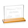 Emperor Award - Amber (Horiz) | https://www.bestnamebadges.com