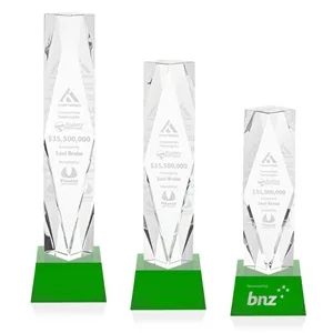 Toscana Award on Base - Green | https://www.bestnamebadges.com