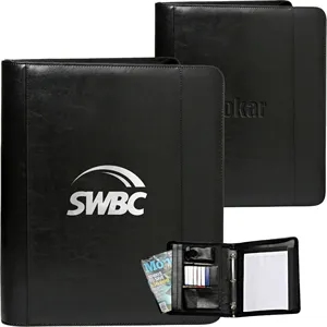 Custom Zippered 3-Ring Portfolio