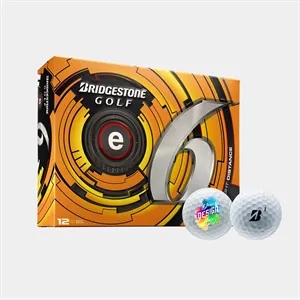 Bridgestone E6 Golf Balls with Custom Imprints | https://www.bestnamebadges.com