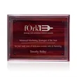 Denbeigh - Rosewood | https://www.bestnamebadges.com