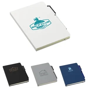 Quorum Soft Touch Journal with Matching Color Gel Pen | https://www.bestnamebadges.com