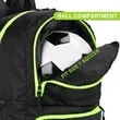 Water Proof Soccer Backpack With Ball And Shoes Compartment | https://www.bestnamebadges.com