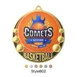UV Printed Basketball Medals | https://www.bestnamebadges.com