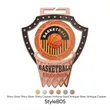 UV Printed Basketball Medals | https://www.bestnamebadges.com