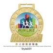 UV Printed Marathon Medals | https://www.bestnamebadges.com