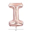 40" Number & Letter Balloons | https://www.bestnamebadges.com