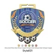 UV Printed Soccer Medals | https://www.bestnamebadges.com