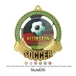 UV Printed Soccer Medals | https://www.bestnamebadges.com
