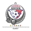 UV Printed Soccer Medals | https://www.bestnamebadges.com