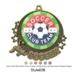 UV Printed Soccer Medals | https://www.bestnamebadges.com