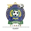 UV Printed Soccer Medals | https://www.bestnamebadges.com