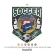 UV Printed Soccer Medals | https://www.bestnamebadges.com