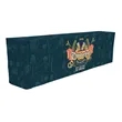 32"H x 115"W Pop-Up Table & Fitted Dye Sub Throw Kit | https://www.bestnamebadges.com