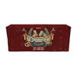 32"H x 77.5"W Pop-Up Table & Fitted Dye Sub Throw Kit | https://www.bestnamebadges.com