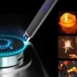 Electronic Rechargeable USB Lighter Windproof Flameless | https://www.bestnamebadges.com