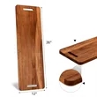 36" x 12" Acacia Serving Board with Handles | https://www.bestnamebadges.com
