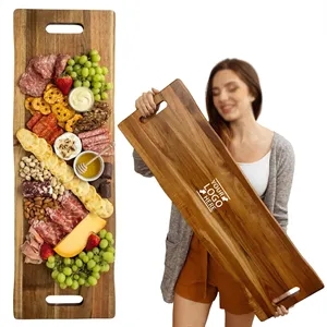 36" x 12" Acacia Serving Board with Handles