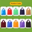 Full Color Foldable Reusable Shopping Tote Bag With Strap | https://www.bestnamebadges.com