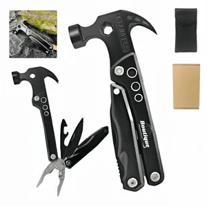 Stainless Steel Multi-Tool Hammer With Pliers & Knife | https://www.bestnamebadges.com