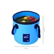 670oz Outdoor Camping Foldable Bucket For Fishing Boating | https://www.bestnamebadges.com