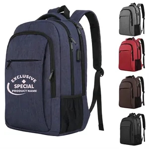 Waterproof Laptop Backpack with USB Charging Port for Travel