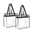 PVC Clear Tote Bag | https://www.bestnamebadges.com