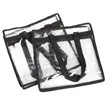 PVC Clear Tote Bag | https://www.bestnamebadges.com