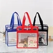 PVC Clear Tote Bag | https://www.bestnamebadges.com