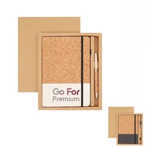 A5 Cork Notebook Gift Box with Pen
