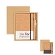 A5 Cork Notebook Gift Box with Pen | https://www.bestnamebadges.com