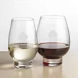Glenarden Stemless Wine - Deep Etch | https://www.bestnamebadges.com