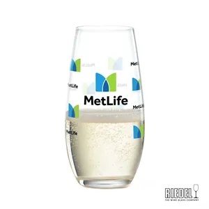 RIEDEL Stemless Flute - 9.25oz - VividPrint™ | https://www.bestnamebadges.com